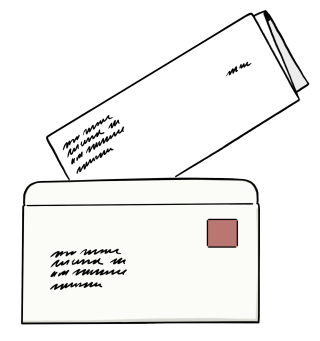 Brief für Briefwahl