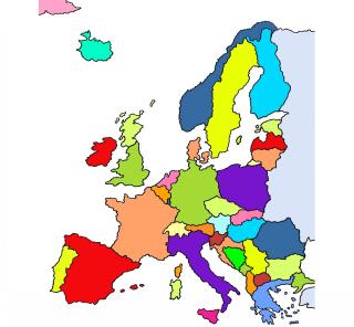 Europa Landkarte von Europa.