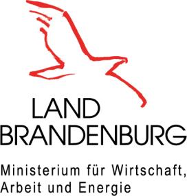 Zu sehen ist ein roter Adler und der Text: Ministerium für Wirtschaft, Arbeit und Energie